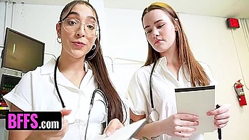 Three Hot Doctors Take Turns Bouncing Up And Down On Lucky Patients Dick