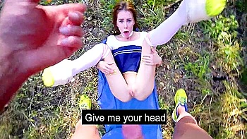 Seduted My Stepbro And He Destroyed My Ass In The Middle Of The Road