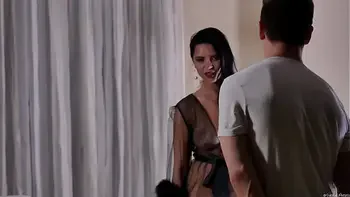 Kira Queen seduced her neighbor and fucked on the dinner table