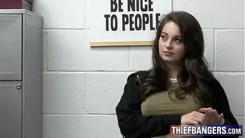 Spoilt Brat Teen Thief Maddy May Uses Her Pussy To Get Out Of Trouble