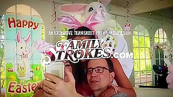 And Joshua Lewis - Lucky Stud Comforts His Teeny Stepsister By Licking And Fucking Her Tight Pussy