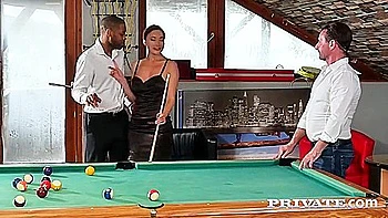 Do What Venera Maxima Likes To Do On The Pool Table With A Couple Of Cocks?