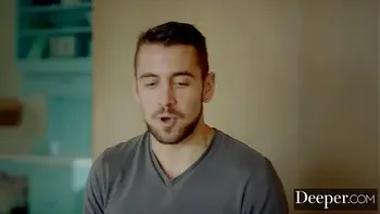 Deeper. Ashley Red Gags on a Huge Black Dick for her Husband