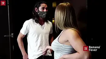 Ditzy Kayley with Giant Balloon Tits Gets Dick Delivery from Asian Guy with Sick Abs - BananaFever AMWF