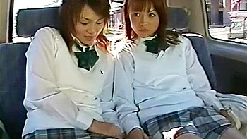 Amazing Japanese slut Minami Aoyama, Misaki Gotoh in Hottest Lesbian, Car JAV scene