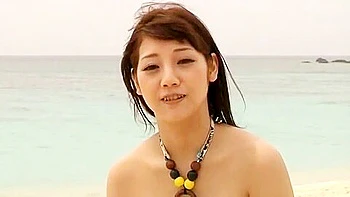 Horny Japanese model Rei Mizuna in Exotic teens 18+, Beach JAV clip
