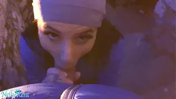 For REAL! we got caught doing a public blowjob