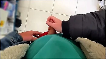 Risky Public Handjob In The Supermarket :ppp Day 4 Of 10 Day Cumchallenge