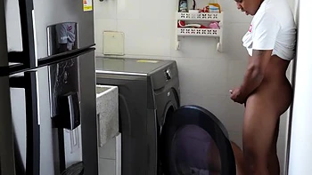 I Fuck My Stepsisters Tight Pussy In The Laundry Room