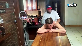 Perfect Boobs Barladys Pussy Eaten Ou On The Bar