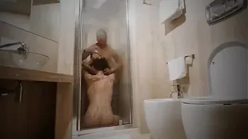 She wanted to feel the big cock of her one night stand in the shower again