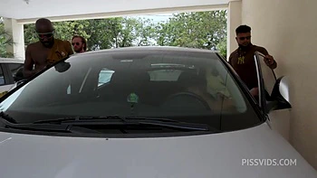 Brasilian pornstar Larissa Leite 4 on 1 DAP with big cocks, DP