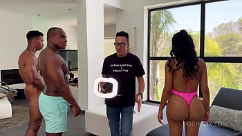 Detras De Camaras Kesha Ortega Gangbang Bbc