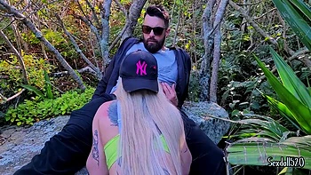 Slut Deep Throat Blowjob Outdoors For A Stranger!