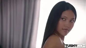 TUSHY Petite hottie May gets her anal cravings satisfied