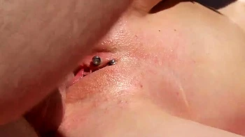 Big Boobs Girl Terry Kemaco Fucking and Fingering Pussy in Garden