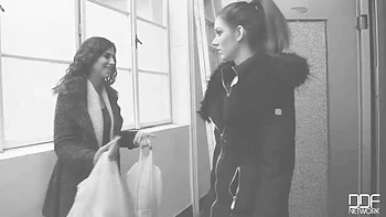 Horny Humiliation : Smoking Hot Lesbians Cram Their Asses