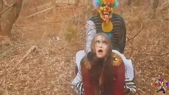 Fucking my step sister in the woods