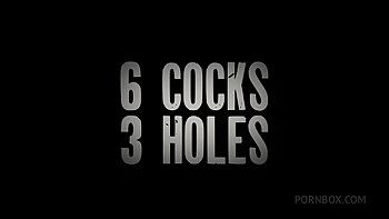 Yasmina Khan Birthday Gang Bang 6 On 1... Dp, Dpp, Tp, Airtight