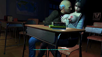 3D Big Boobs College Slut Got Fucked by Her Old Teacher