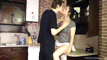 Tri gets her hairy pussy stuffed by hard cock - WeAreHairy