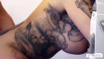 Wild Vickys Fiery Spirit Fuels Desire With German Mechanic - Conny Dachs