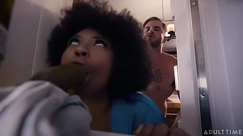 Nathan Fucks This Pregnant Bitch Standing Doggystyle With Avery Jane