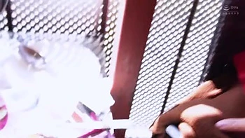 色気たっぷりの美尻美巨乳美女が乳首ビン立ちしてネットリラブラブフェラ