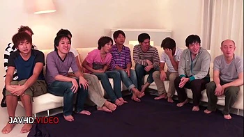 Mihonos Passionate Asian Blow Jobs On A Group Of Cock Wow
