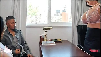 Thick Asian Tokyo Leigh Fucks Boss & Coworker Ryan Conner & 9ine