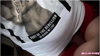 Morning Stick Pressed Into The Asshole And Milked! With Melina May