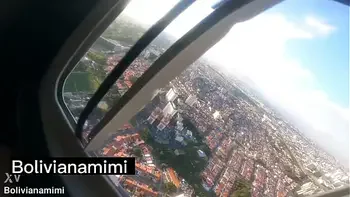 me canse de coger en la cama.... queria coger en el cielo ... entonces alquile un helicoptero.. 20min de video en bolivianamimi.tv