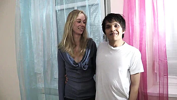 Blonde Teen Maria Gets Fucked Doggy Style and Blowjob in HD