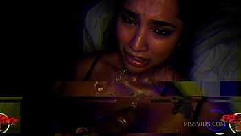 Indian slut Yasmina Khan takes on BBC and indulges in pee treatment