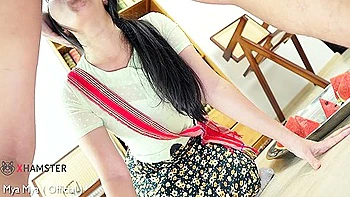 Poor Street Food Girl Cheating With Old Headmaster