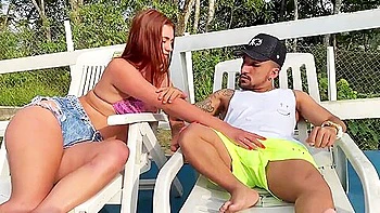 Midget With Thick Dick Has Luck To Fuck Tall Girl