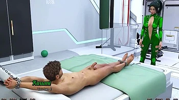 Stranded In Space 176 - Horny Asian Virgin Teen Gives Handjob & Swallows Cum