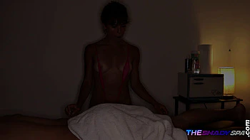 21yo cute masseuse gives passionate HJ