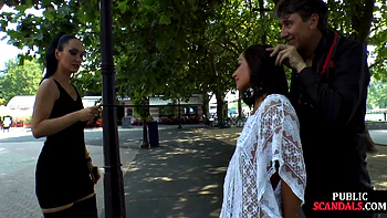 Cute 21yo humiliated in public