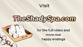 Skinny masseue gives passionate HJ