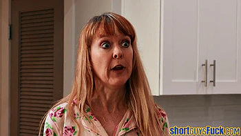 Lingerie blonde nailed by shorties