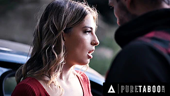 PURE TABOO Desperate Hitchhiker In Trouble Kristen Scott Seduces Escaped Criminal To Save Life