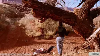 Petite girl sucks on big-ass blond girl's ass in the beautiful American heartland