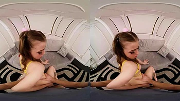 No more game ft. Olivia Sparkle: Blowjob, Doggy  Cowgirl VR Porn