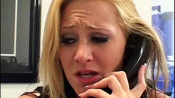 Blonde babe with bubble butt hard fucked