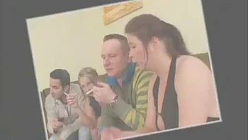 Ebony babe fucked after party: Blowjob, Anal  Interracial Porn