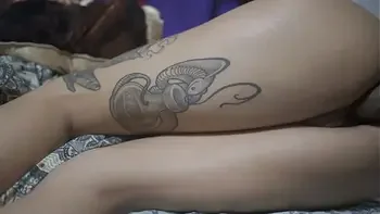 Violet gets her ass massaged and fucked