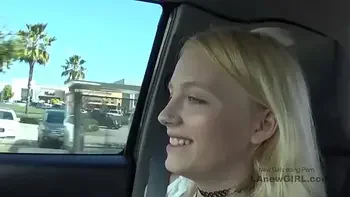 Skinny Teenie gets tight pussy creampied at audition