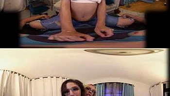 3 some vr: Blowjob, Cowgirl  Big Ass Porn