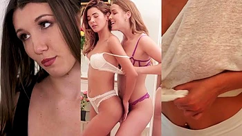 Decked in Holiday Lingerie Molly Little Gets Dicked down by Kathryn Mae  Boyfriend in 3some - S47:E26: Porn